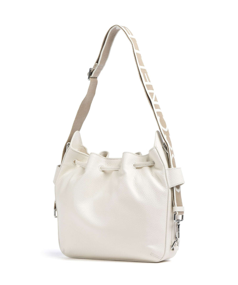 Coccinelle Gretel Ribbon Bucket bag pearl