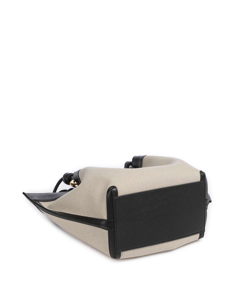 Coccinelle Finn Canvas Hobo bag natural/noir