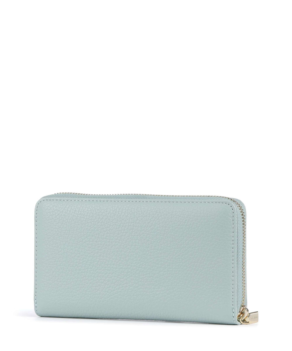 Coccinelle Metallic Soft Wallet aquamarine