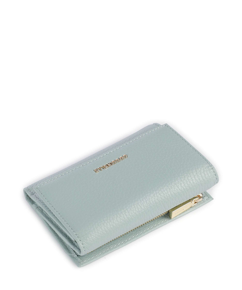 Coccinelle Metallic Soft Wallet aquamarine