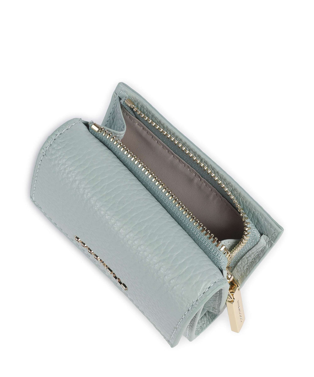 Coccinelle Metallic Soft Wallet aquamarine