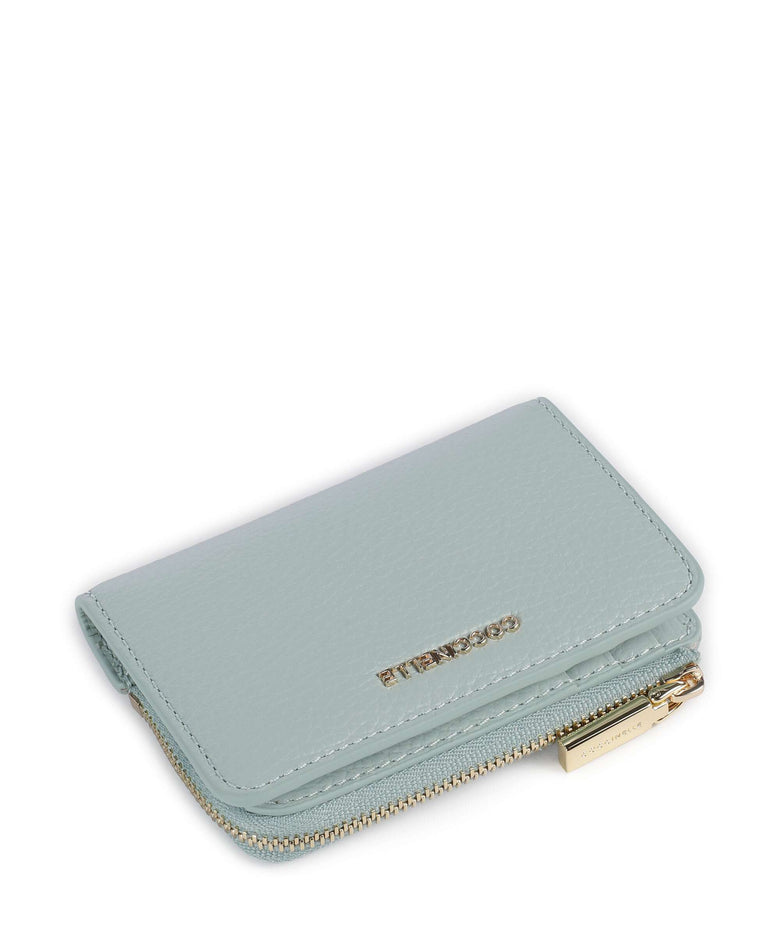 Coccinelle Metallic Soft Wallet aquamarine