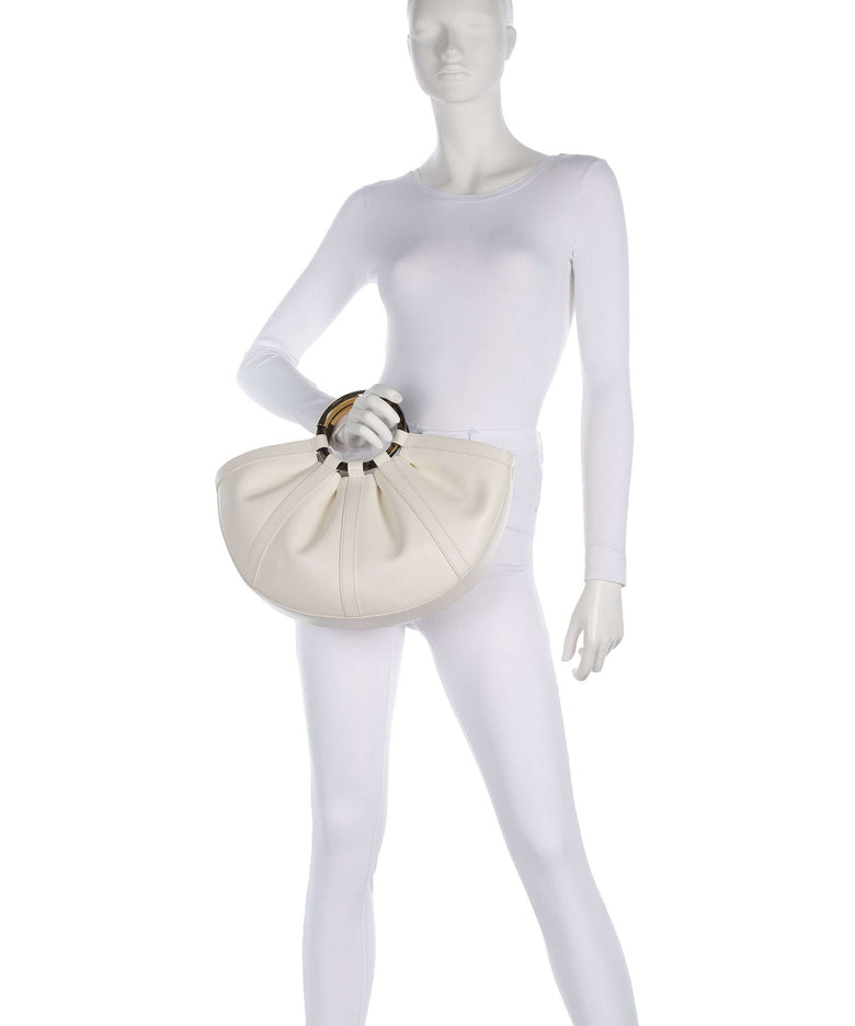 Coccinelle Shell Handbag pearl