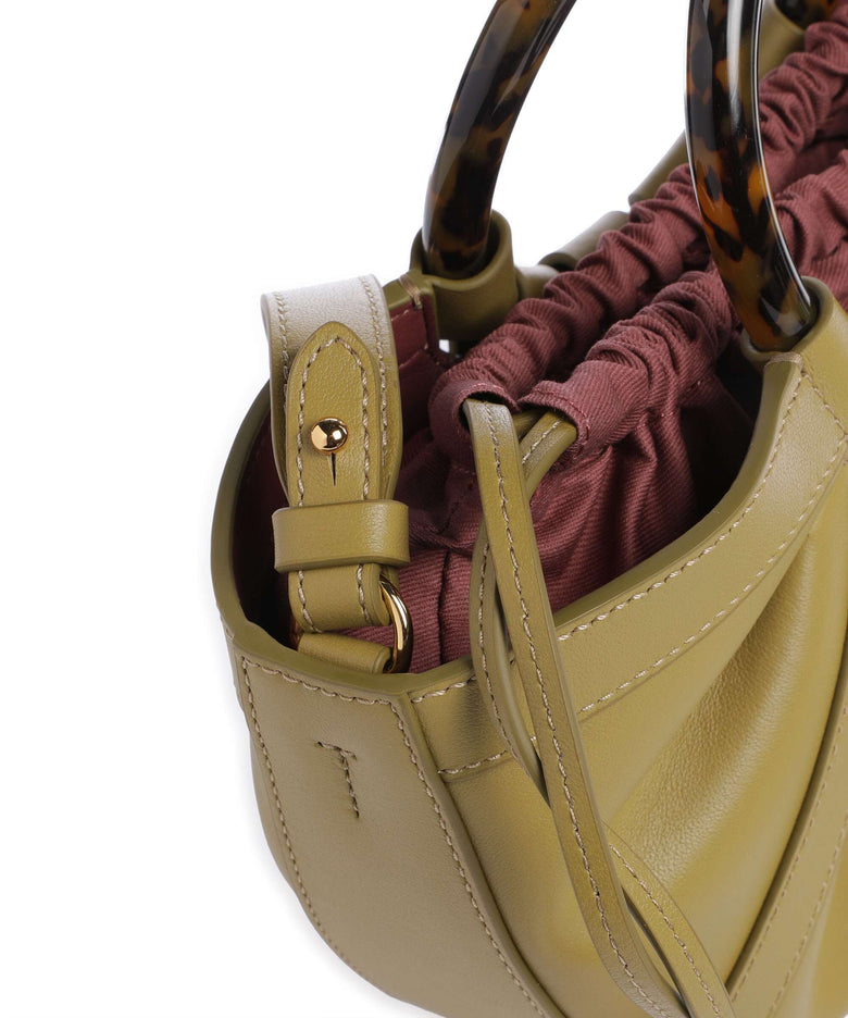 Coccinelle Shell Handbag seagrass