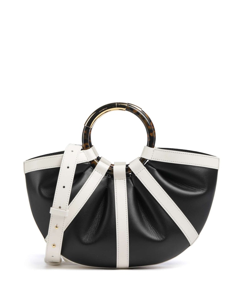 Coccinelle Shell Handbag pearl/noir