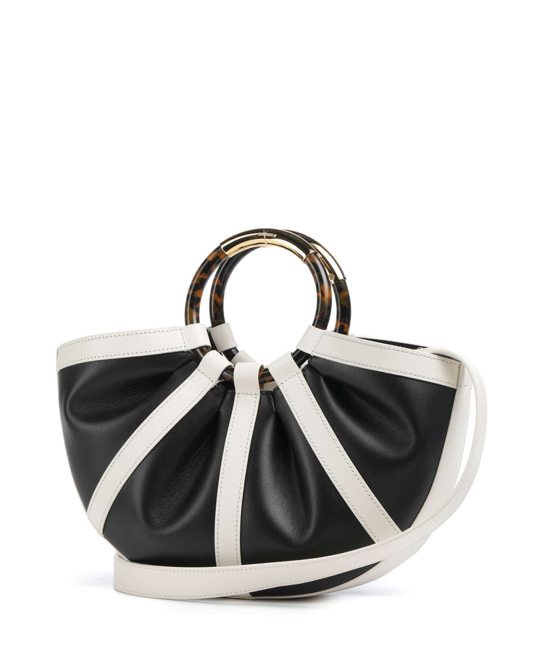 Coccinelle Shell Handbag pearl/noir