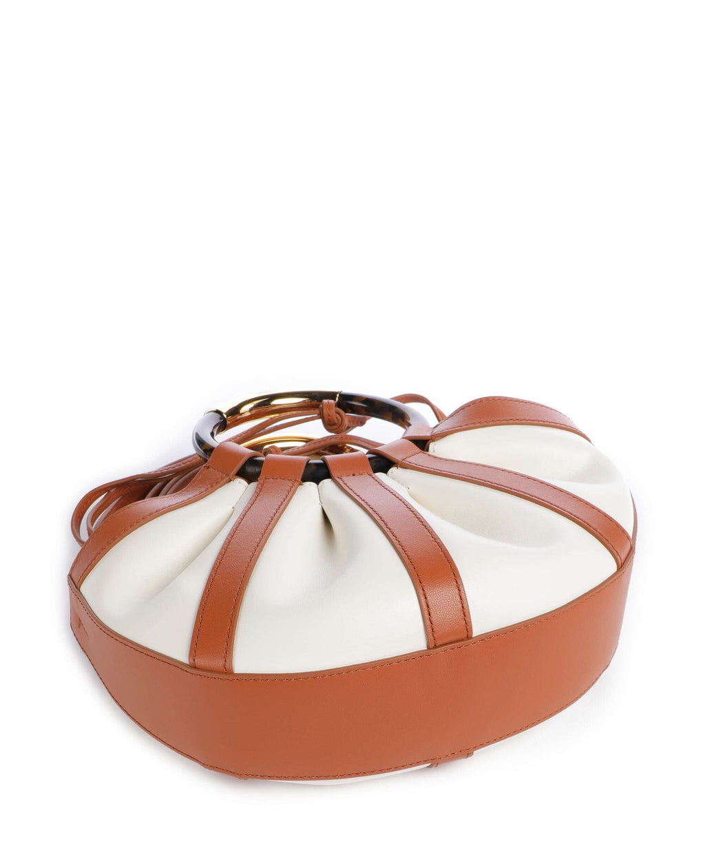 Coccinelle Shell Handbag crab/pearl