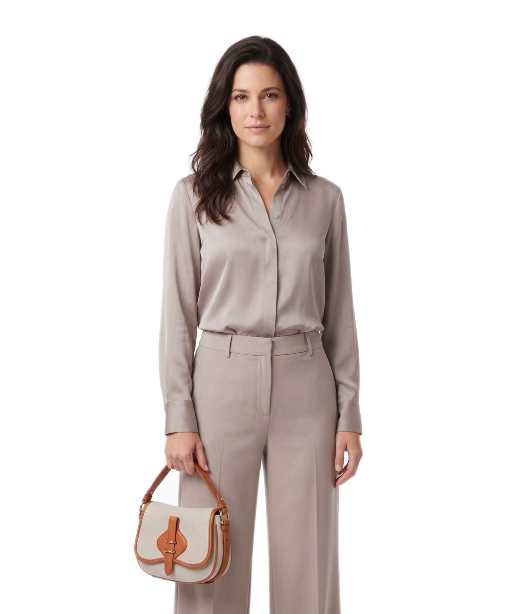 Coccinelle Mavery Canvas Handbag natural/crab