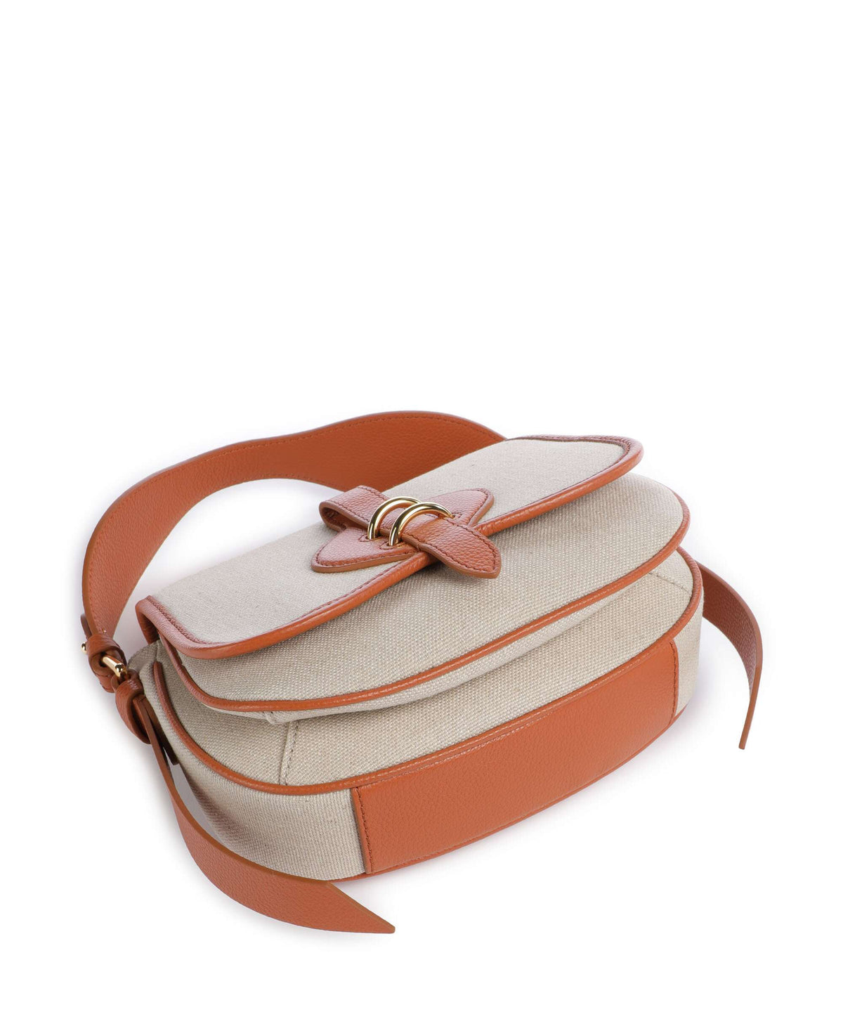 Coccinelle Mavery Canvas Handbag natural/crab