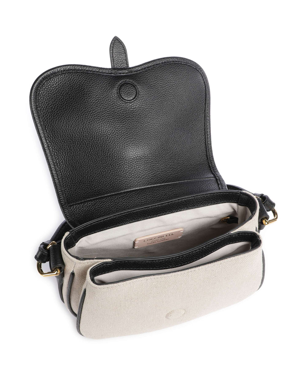 Coccinelle Mavery Canvas Handbag natural/noir