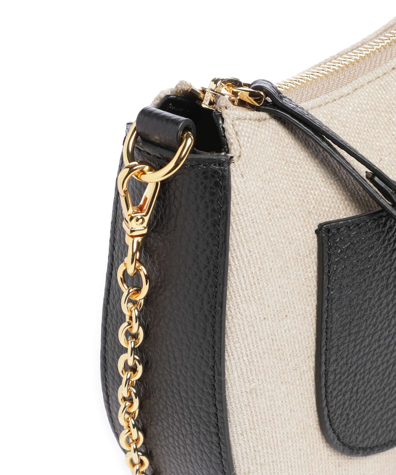 Coccinelle C-Easy Canvas Crossbody bag natural/noir