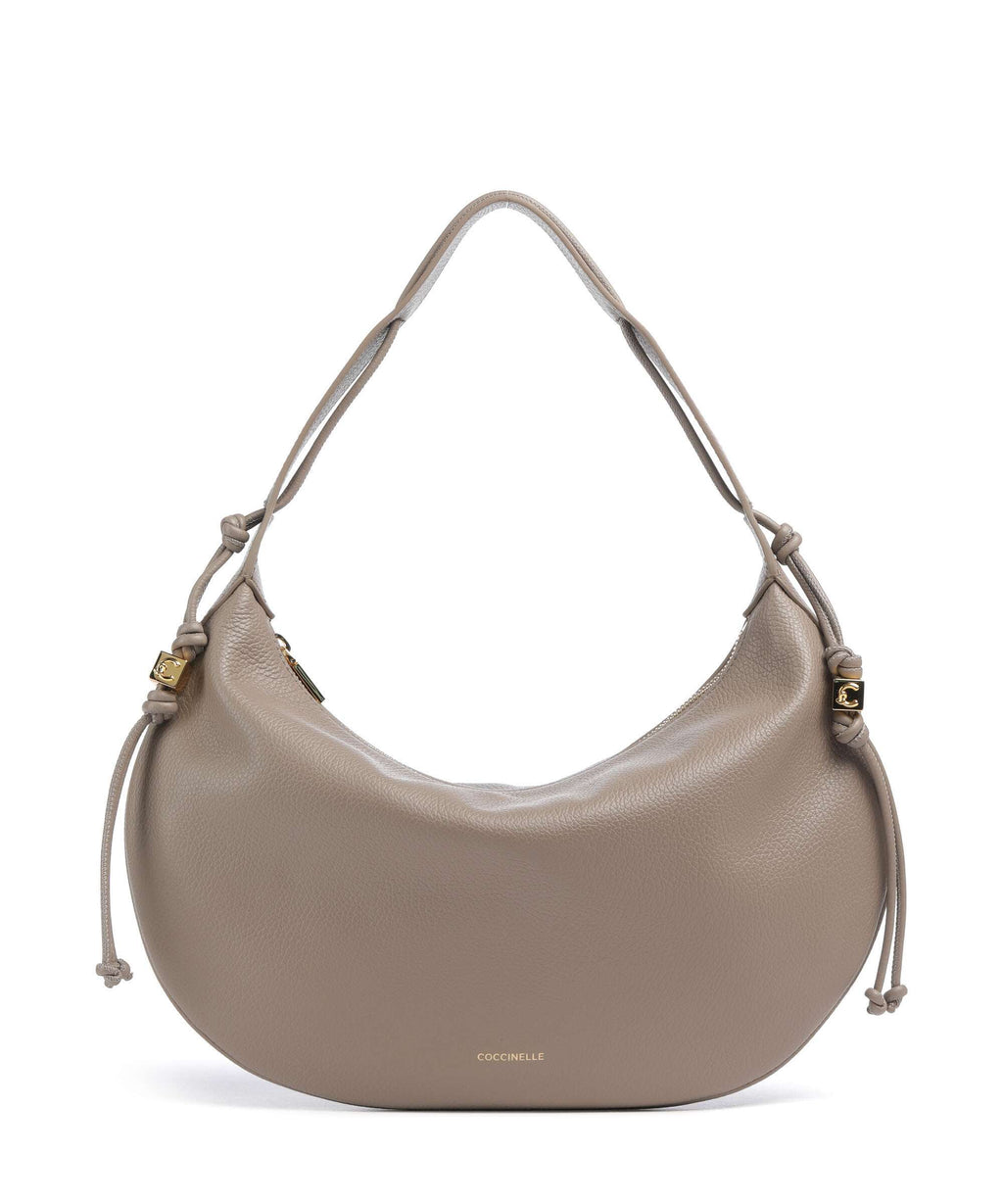 Coccinelle Thess Hobo bag warm taupe
