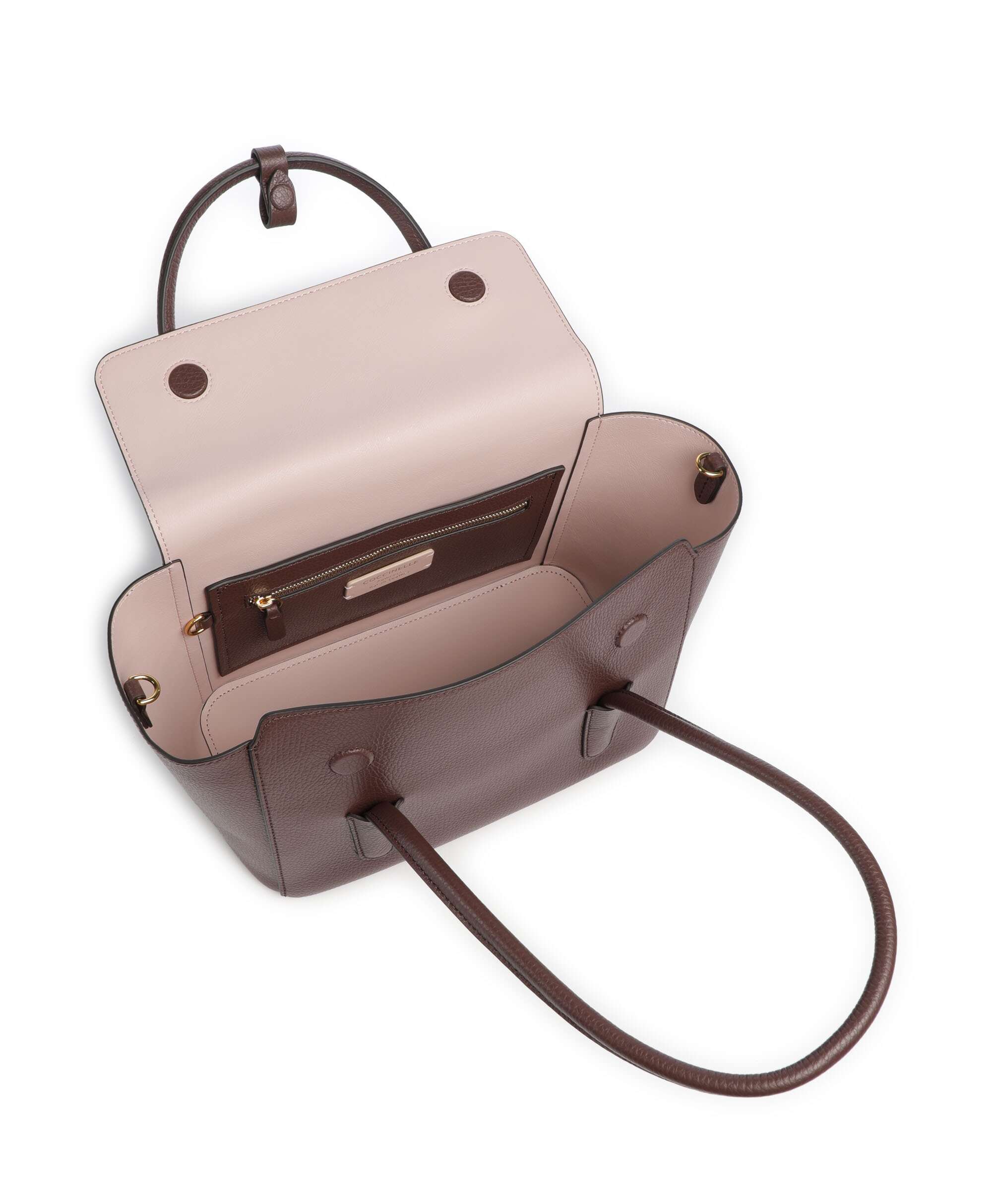 Coccinelle Beat Double Handbag berry