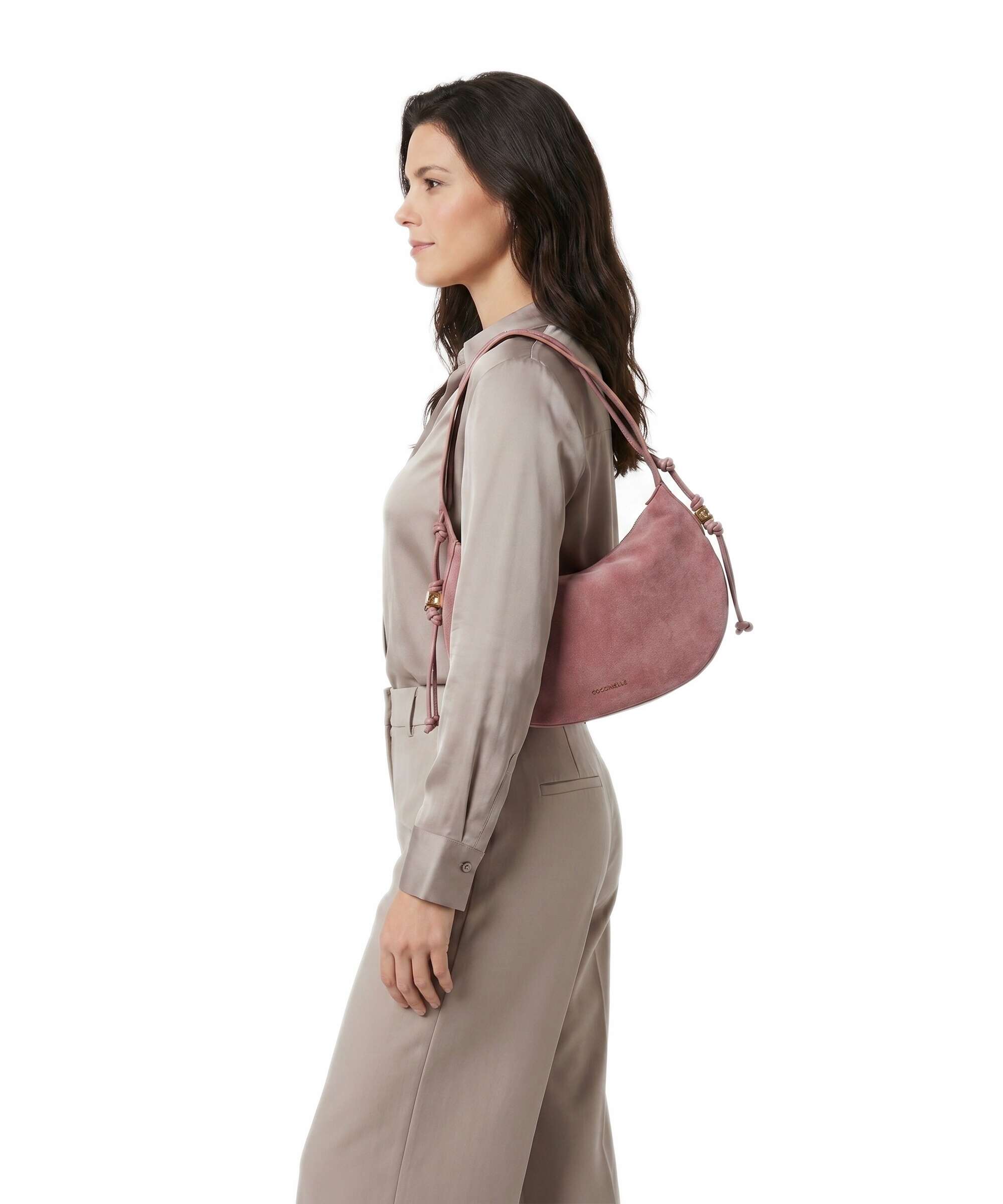 Coccinelle Thess Hobo bag winter rose