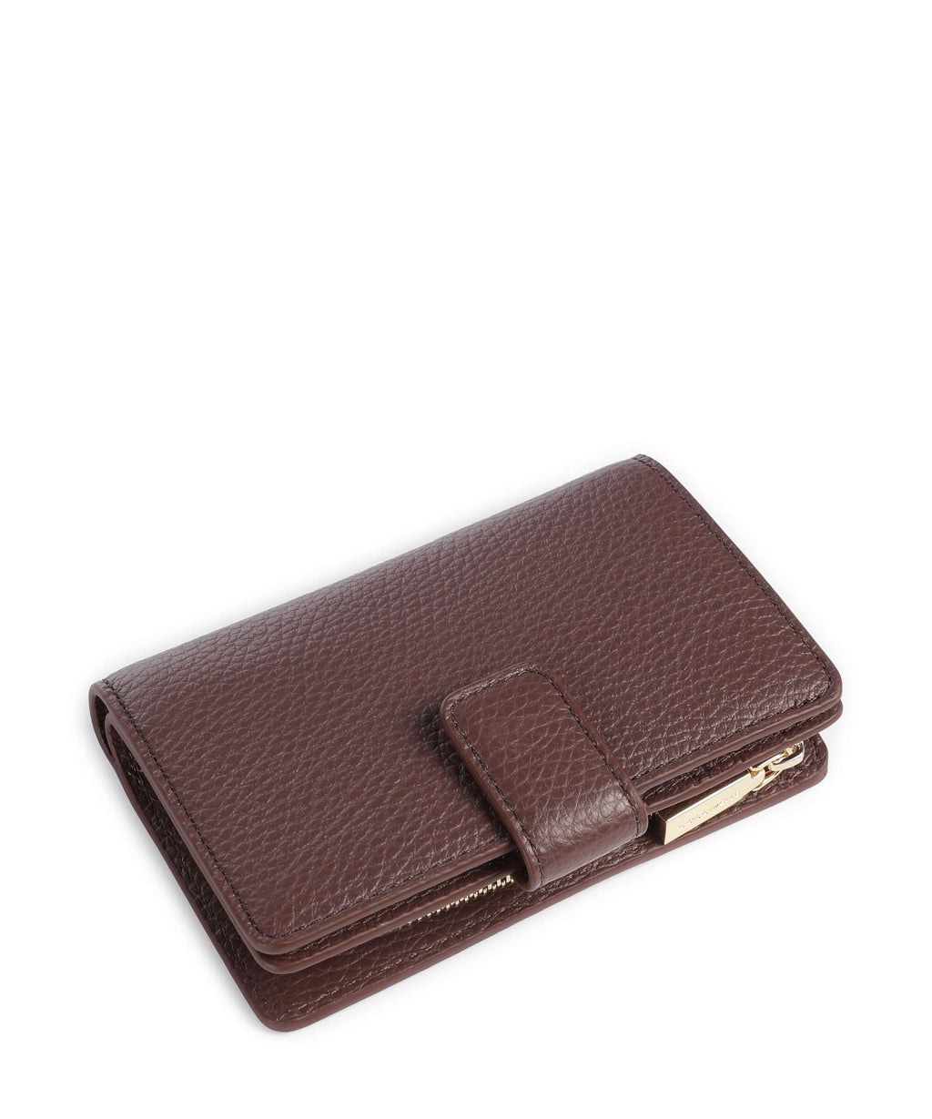Coccinelle Metallic Soft Wallet berry
