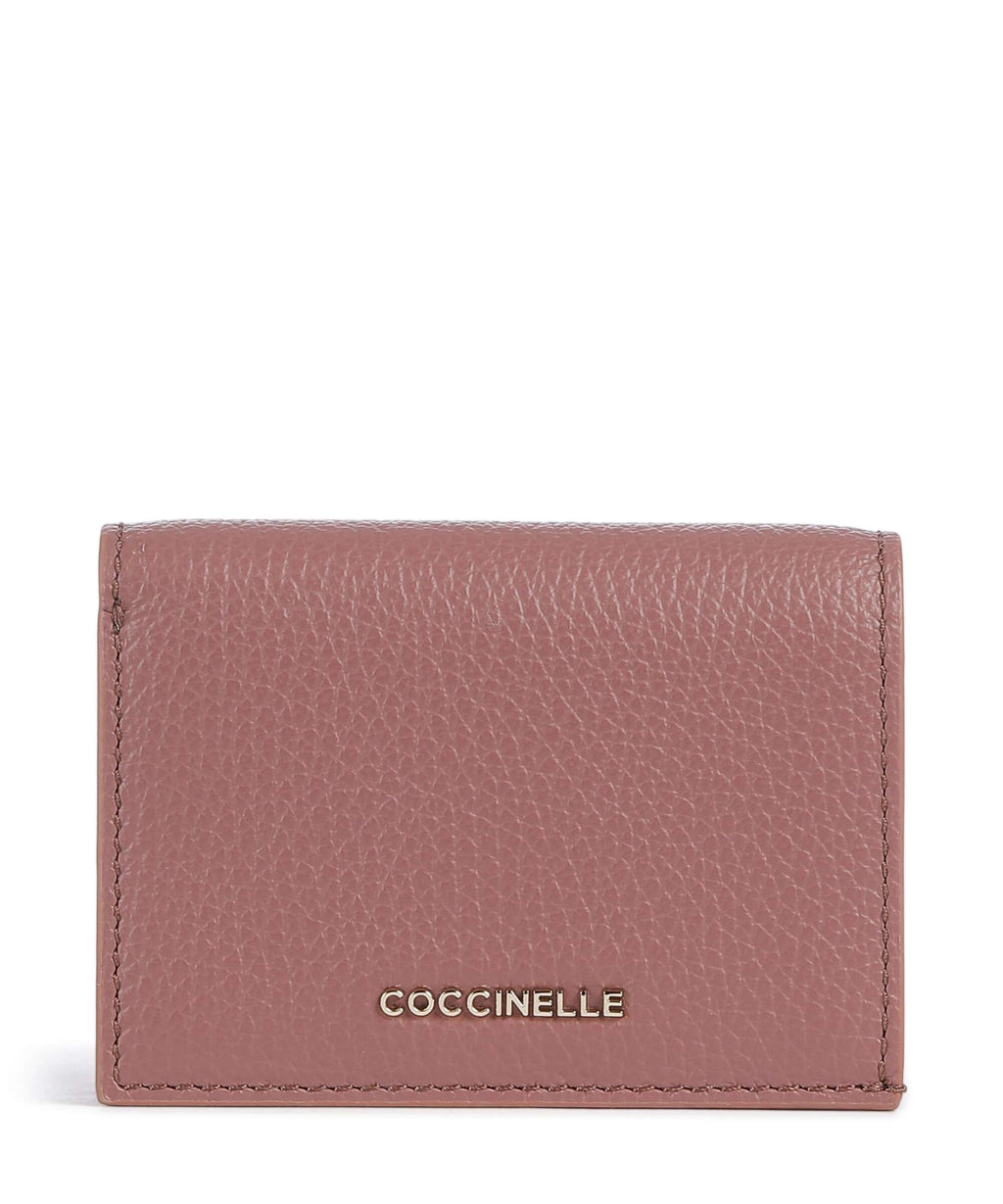 Coccinelle Metallic Soft Wallet winter rose