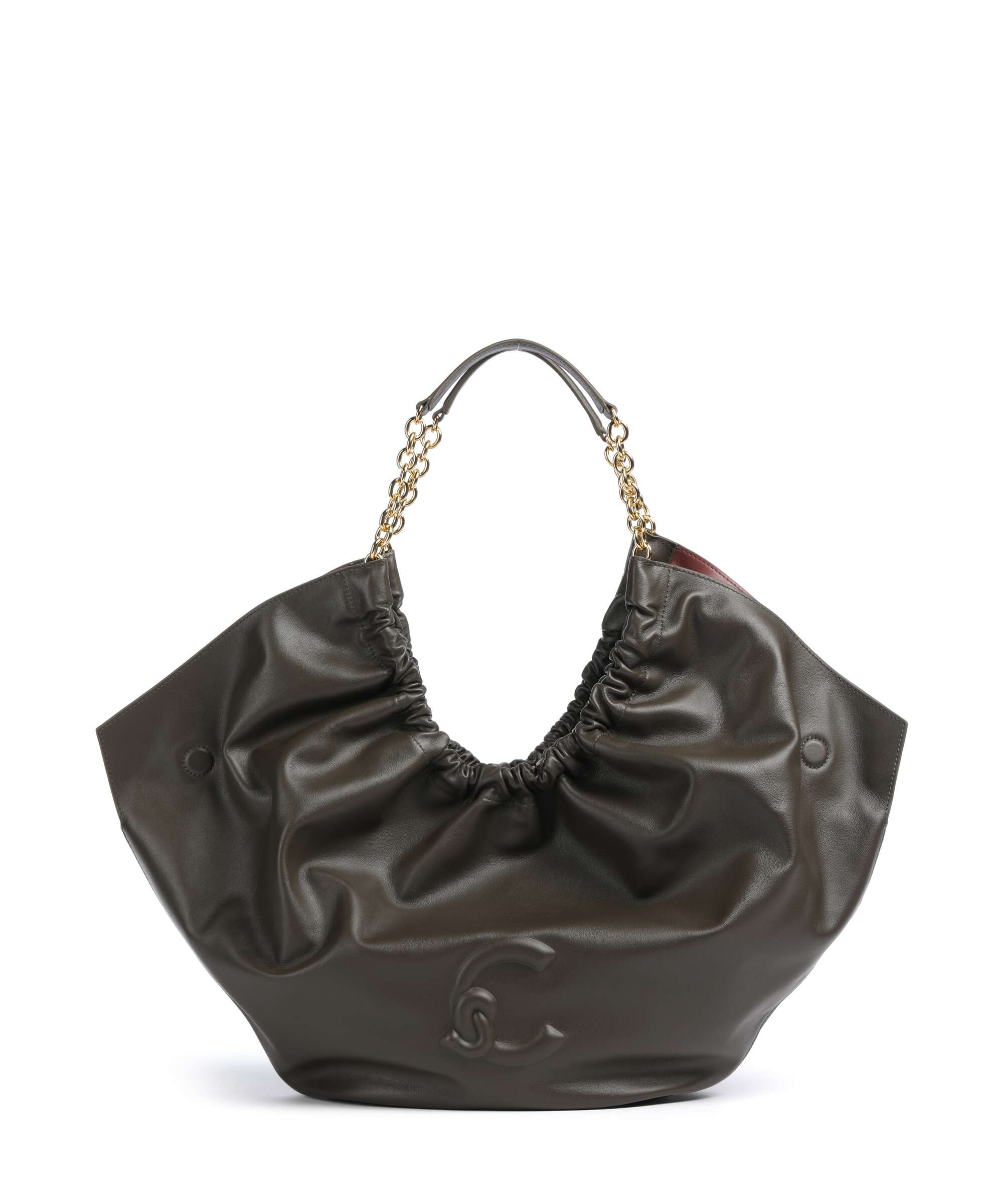 Coccinelle Smash Hobo bag fango