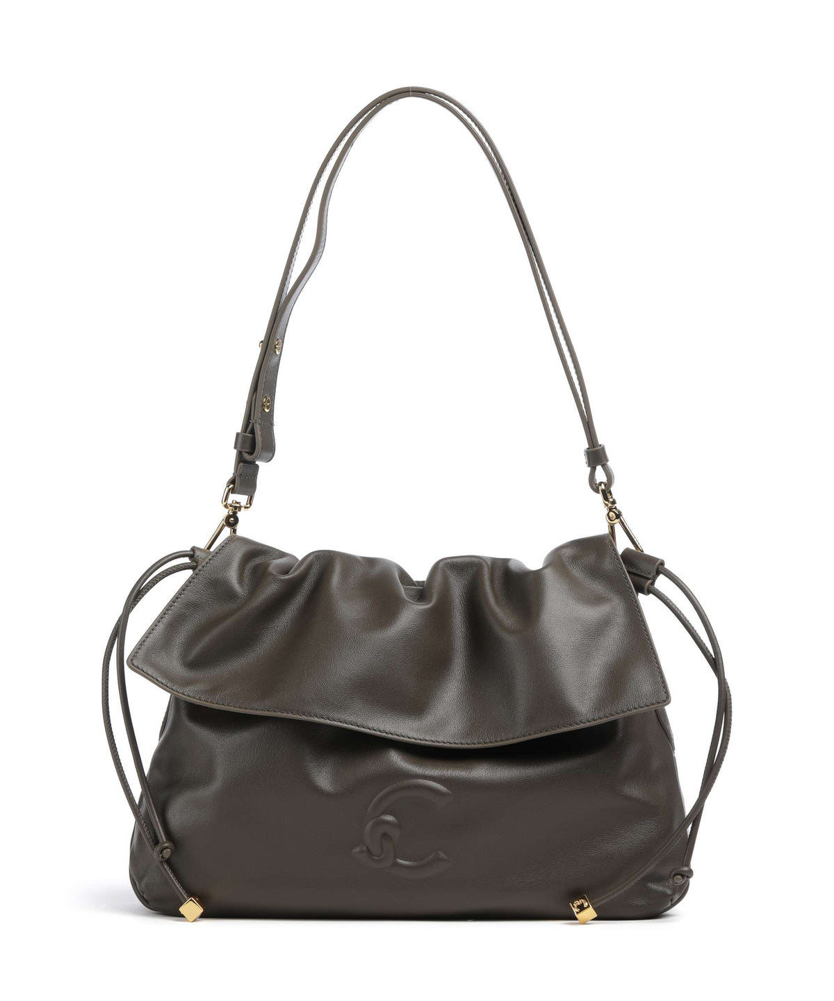 Coccinelle Lidia Hobo bag fango