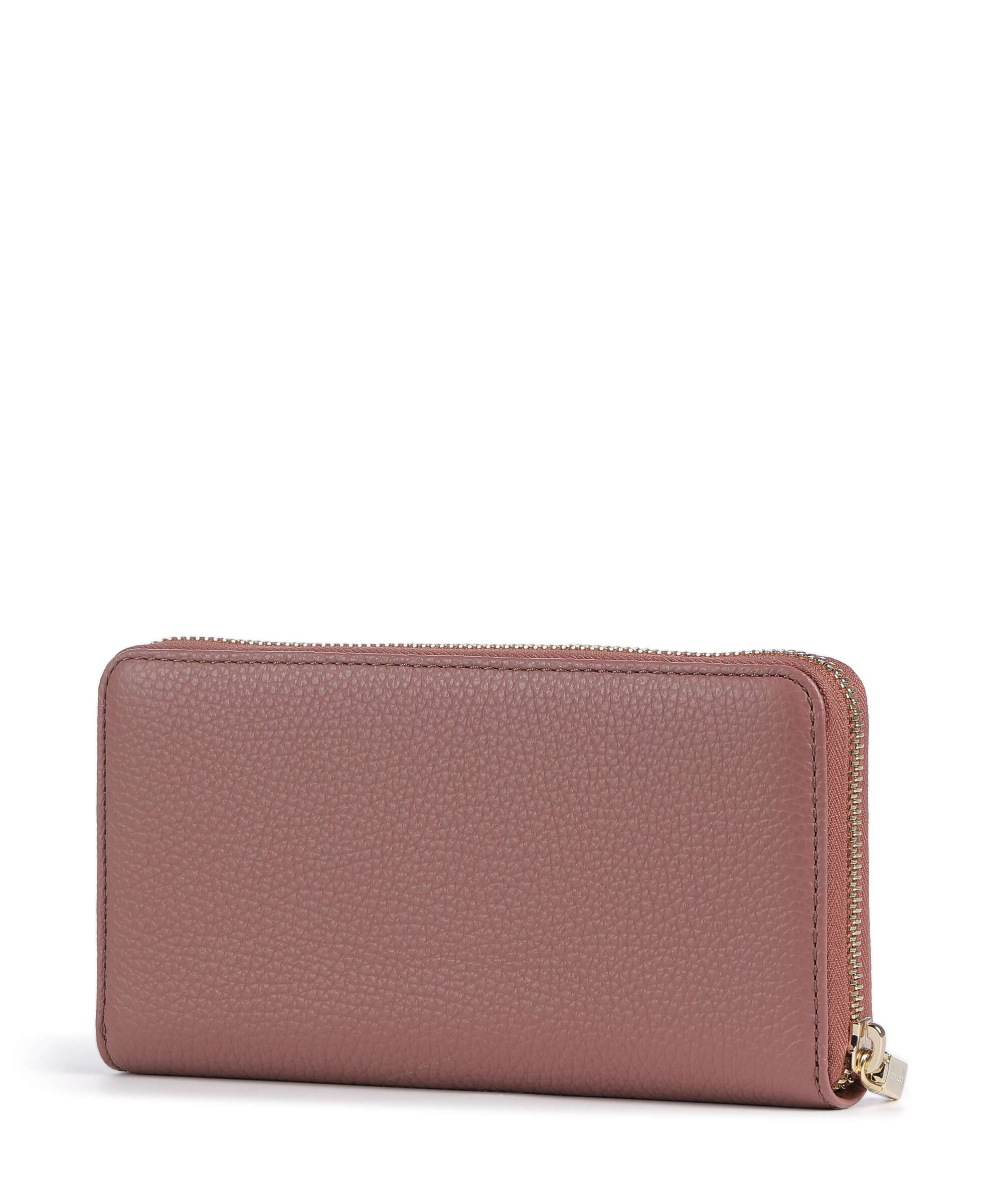Coccinelle Metallic Soft Wallet winter rose