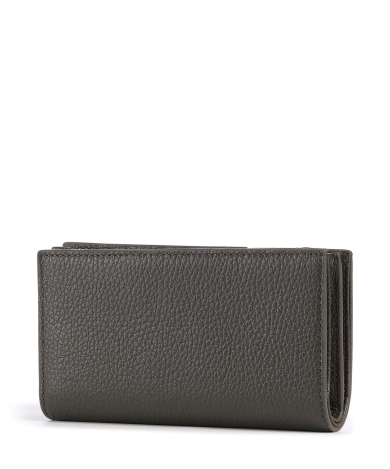 Coccinelle Metallic Soft Wallet fango