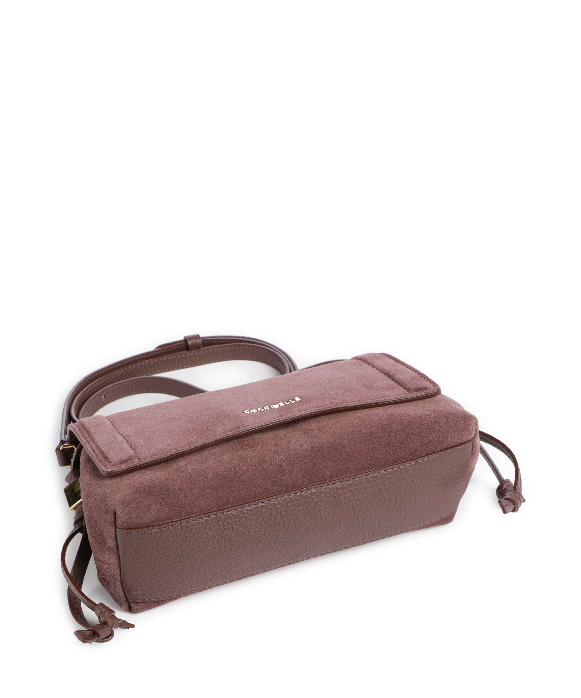 Coccinelle Thess Suede Crossbody bag berry