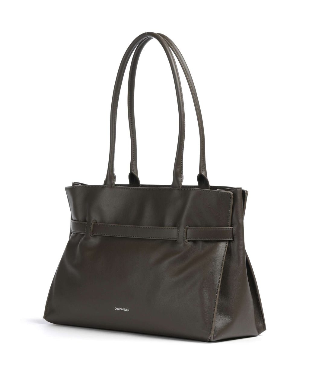 Coccinelle Sabine Soft Tote bag fango
