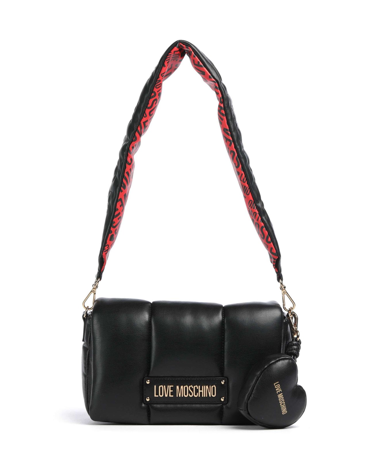 Love Moschino Puffy Shoulder bag black/red