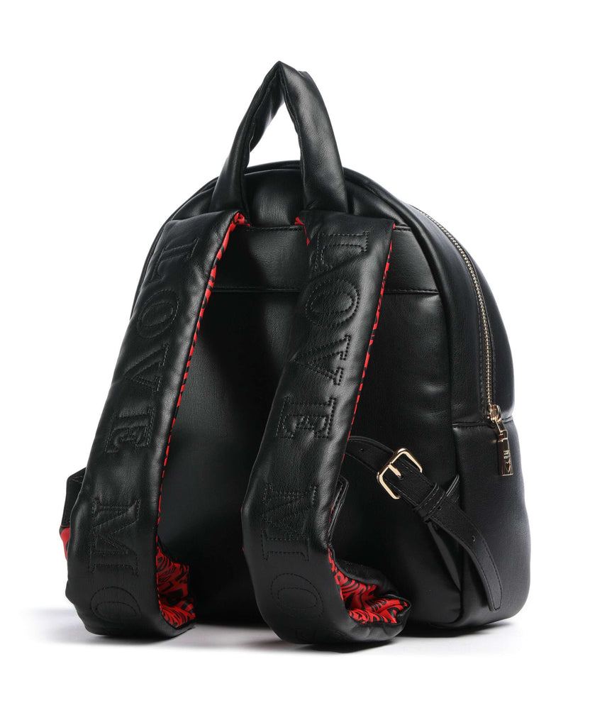 Love Moschino Puffy Backpack black/red