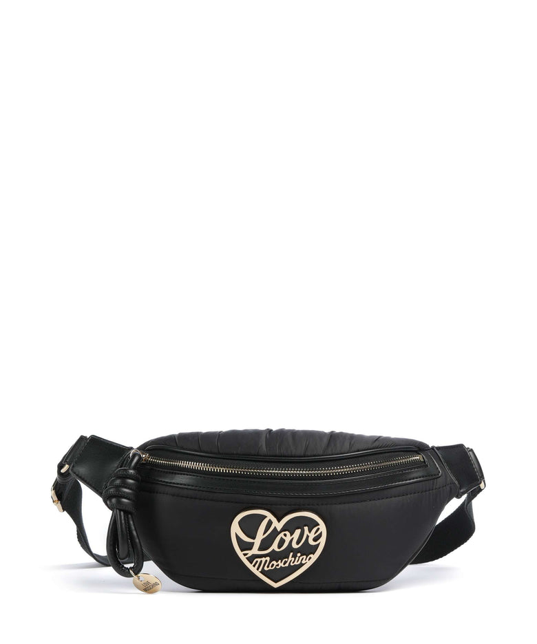 Love Moschino Air Wave Fanny pack black