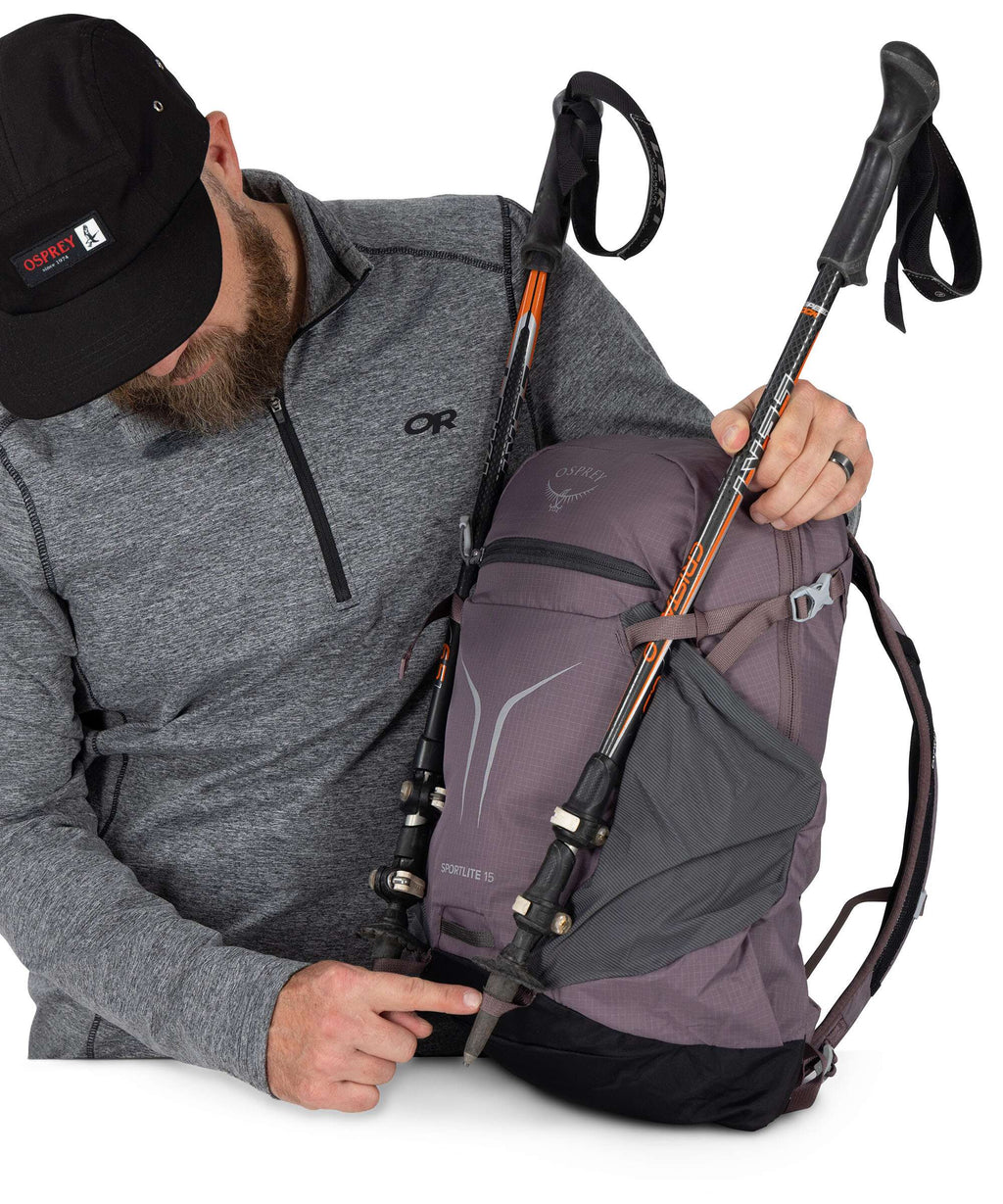 Osprey Sportlite 15 Hiking backpack graphite purple