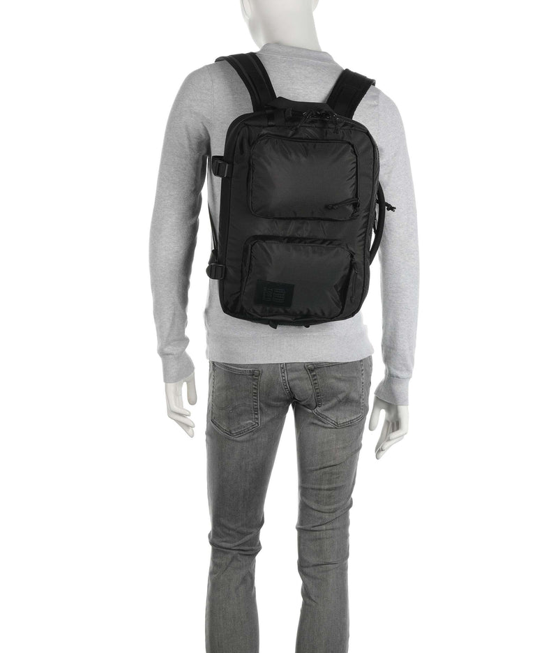 Topo Designs Global Briefcase pond blue/spice