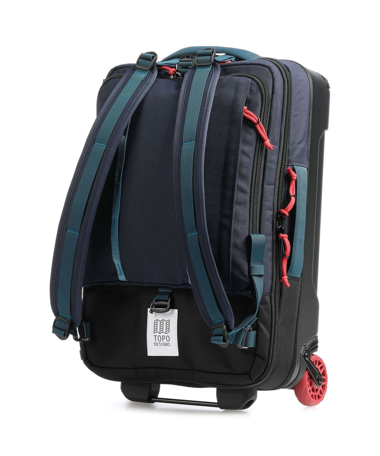 Topo Designs Global 44L Travel bag with wheels navy