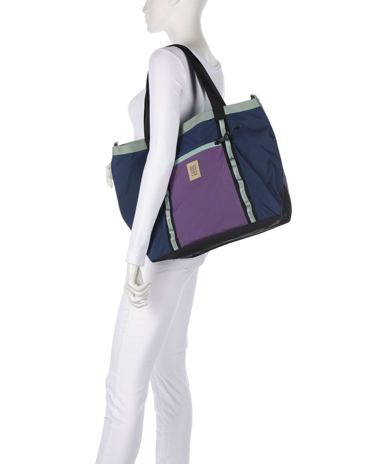 Topo Designs Mountain Utility Tote bag midnight/loganberry