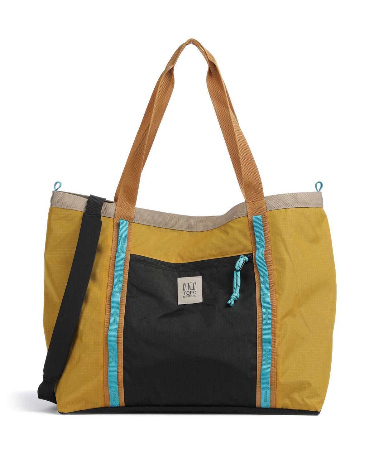 Topo Designs Mountain Utility Hobo bag mustard/forest