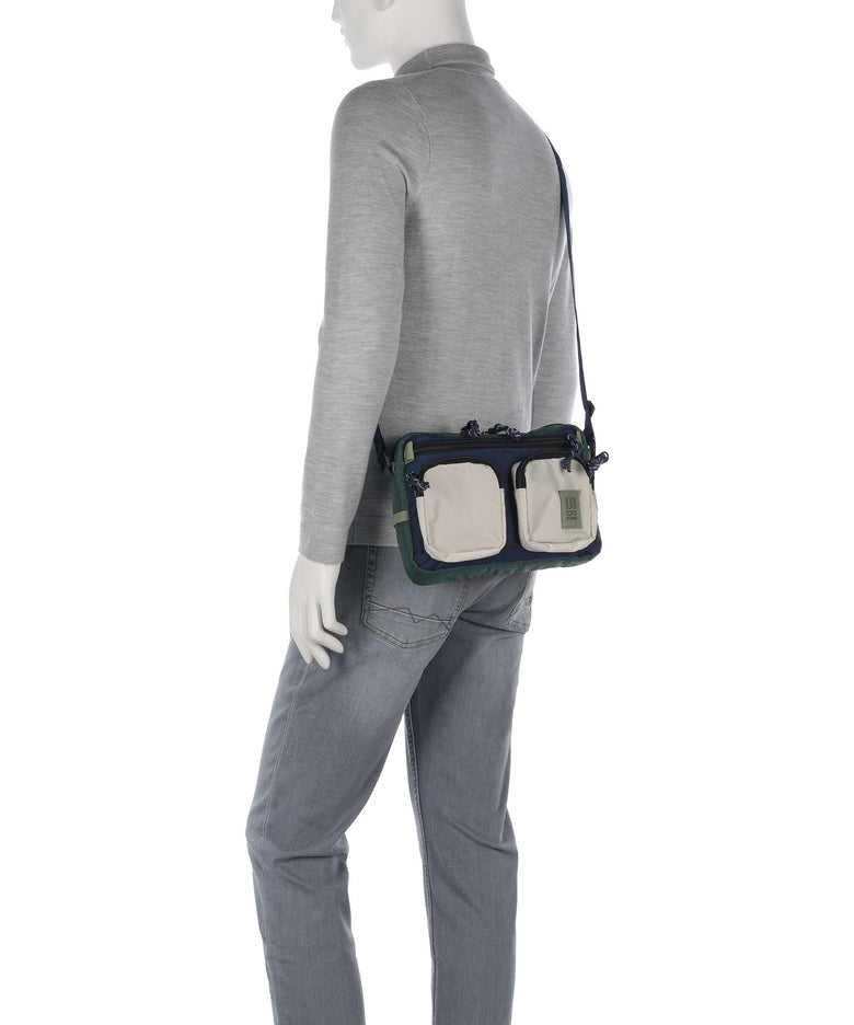 Topo Designs Block Crossbody bag forest/bone white