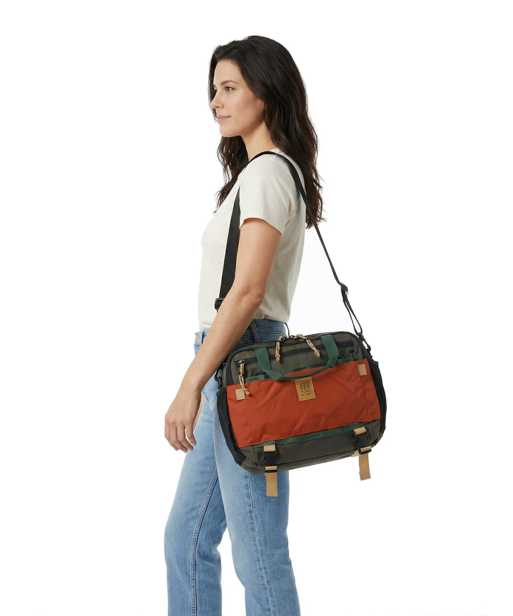 Topo Designs Mountain Crossbody bag woodland/terracotta