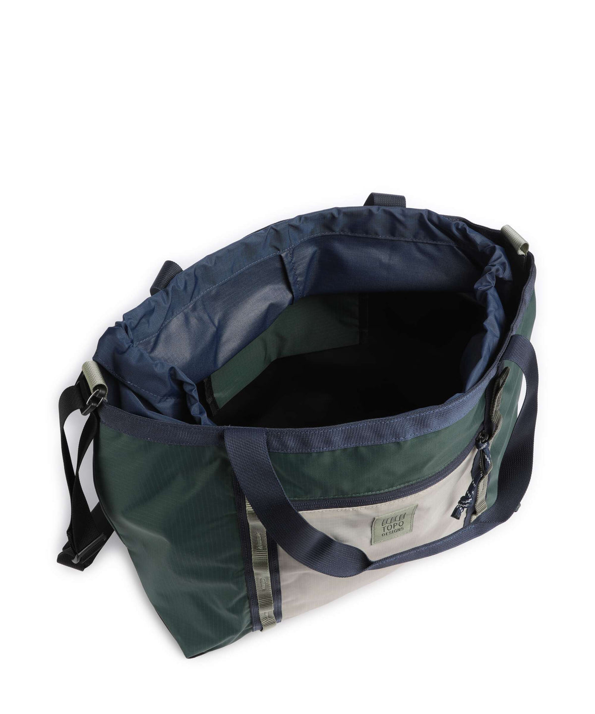 Topo Designs Mountain Utility Tote bag forest/bone white