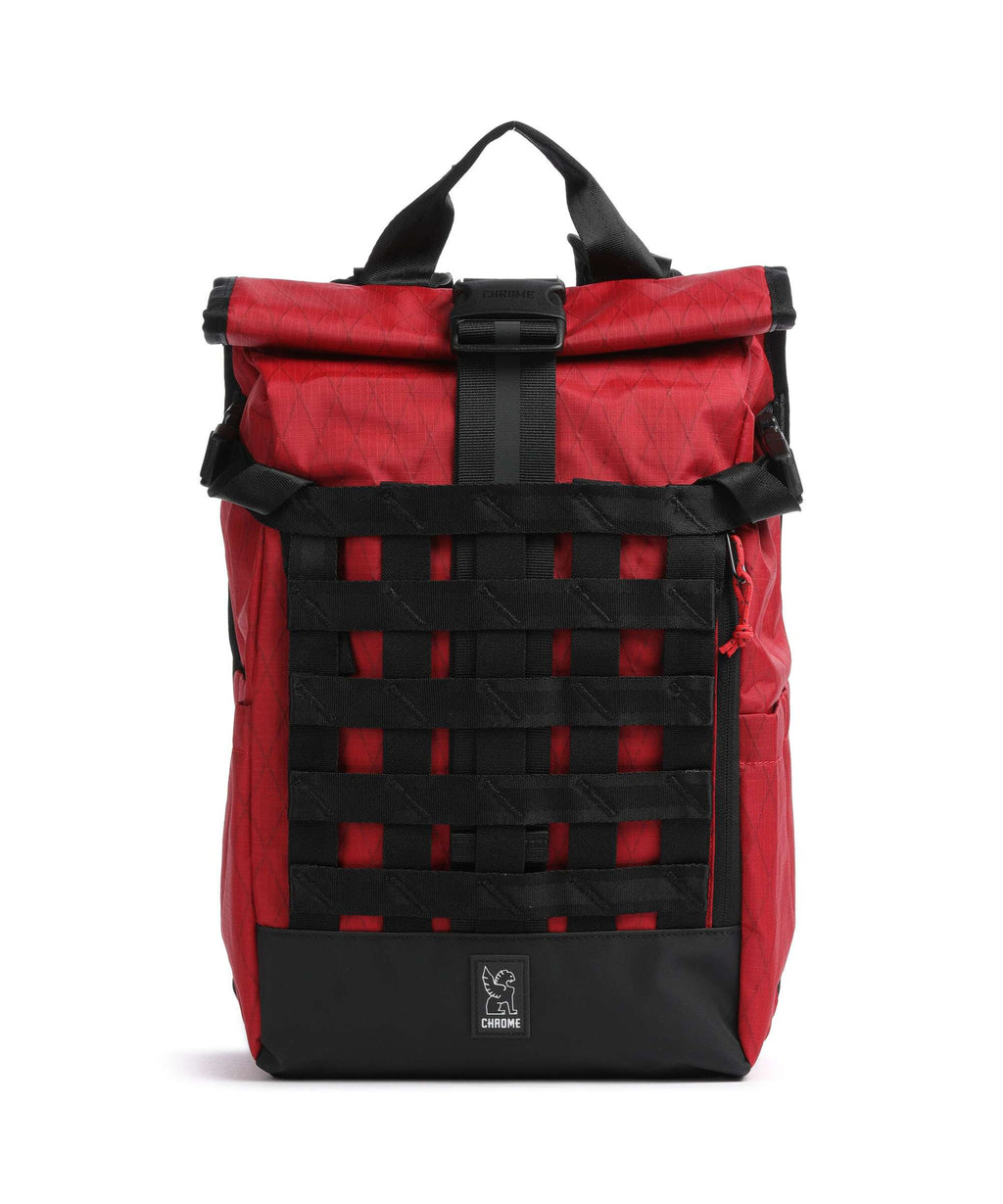 Chrome Barrage 18 Rolltop backpack red