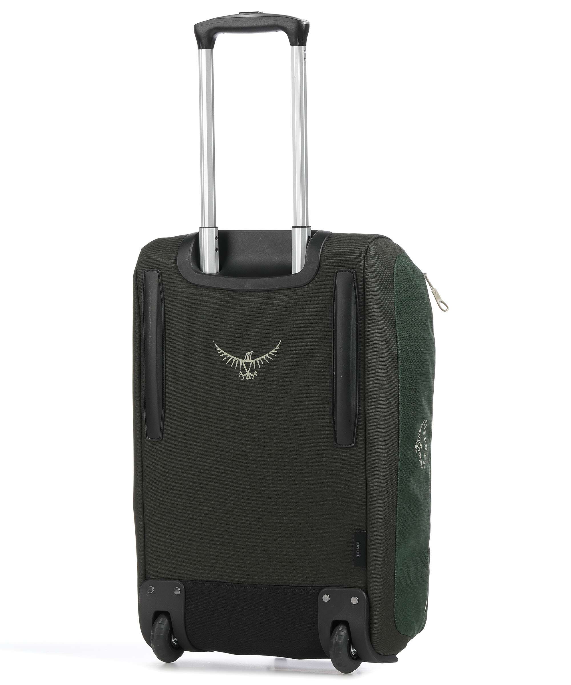 Osprey Daylite Backpack with wheels green canopy/green creek