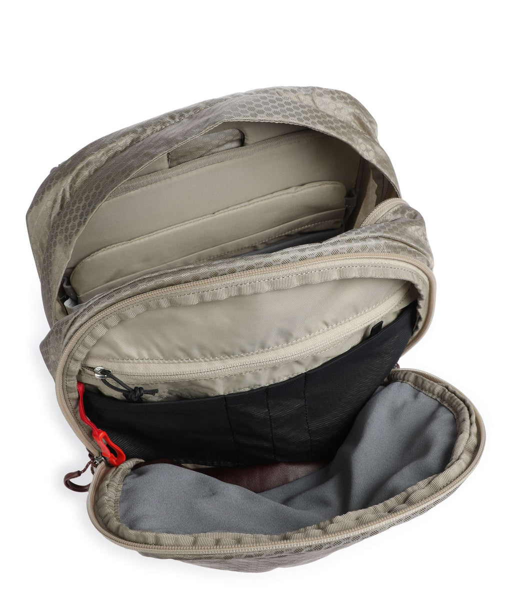 Osprey Quasar Backpack sawdust tan/raisin red