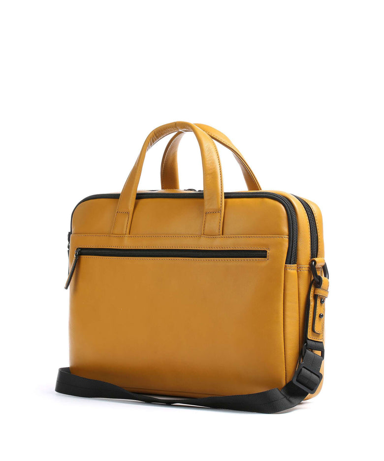Castelijn & Beerens Nappa X Charlie RFID Briefcase yellow