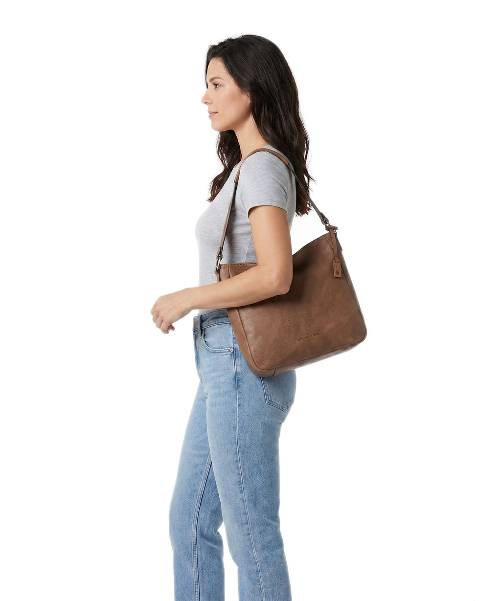 Castelijn & Beerens Carisma Hobo bag cognac