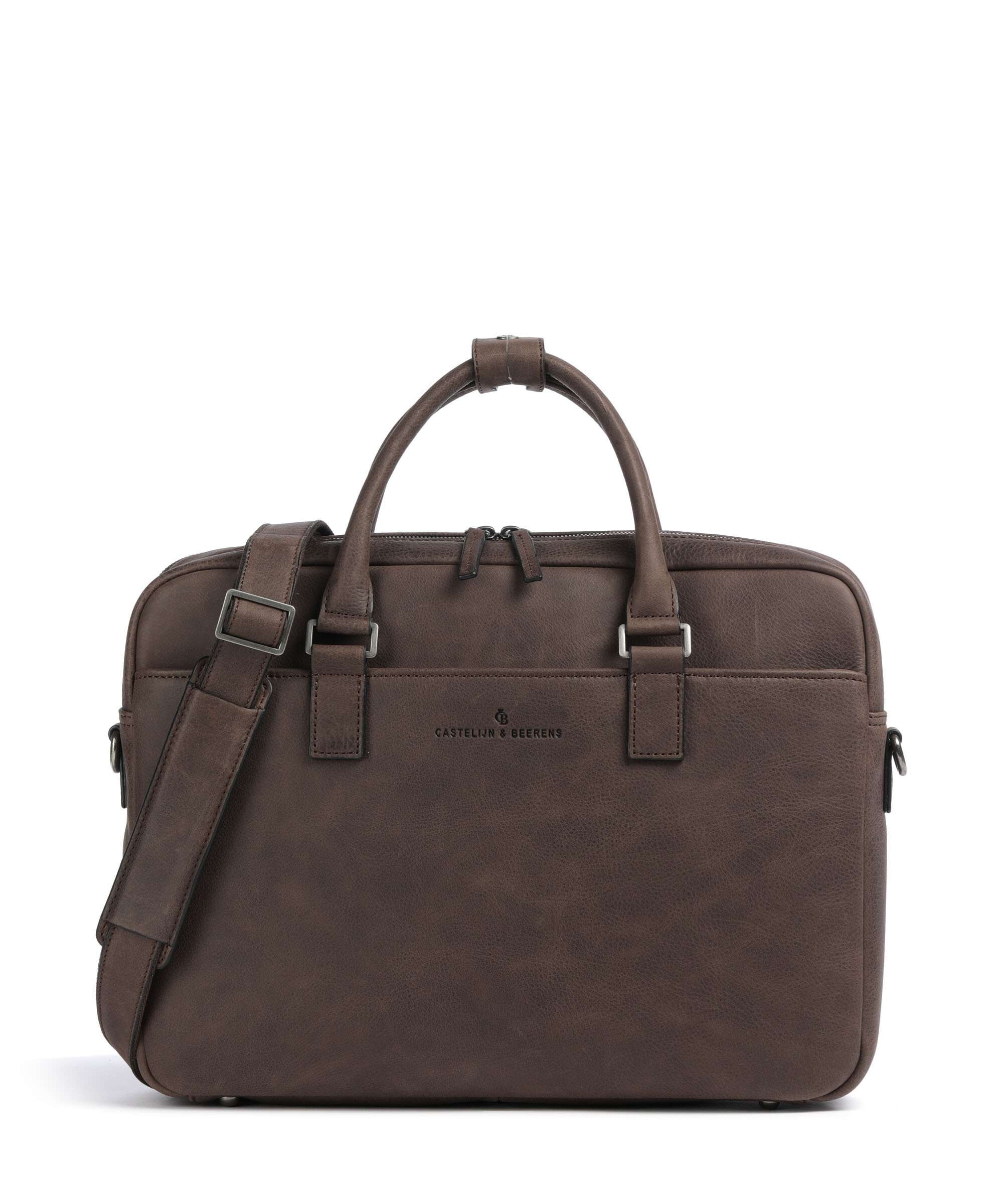 Castelijn & Beerens Carisma RFID Briefcase mocca