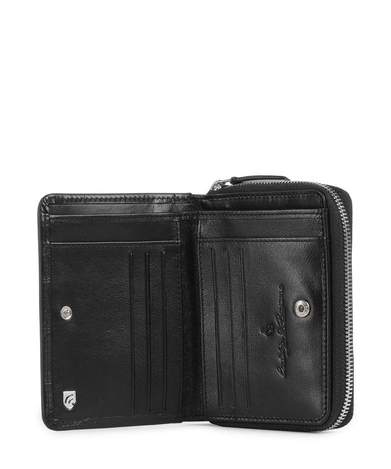 Castelijn & Beerens Croco Wallet black