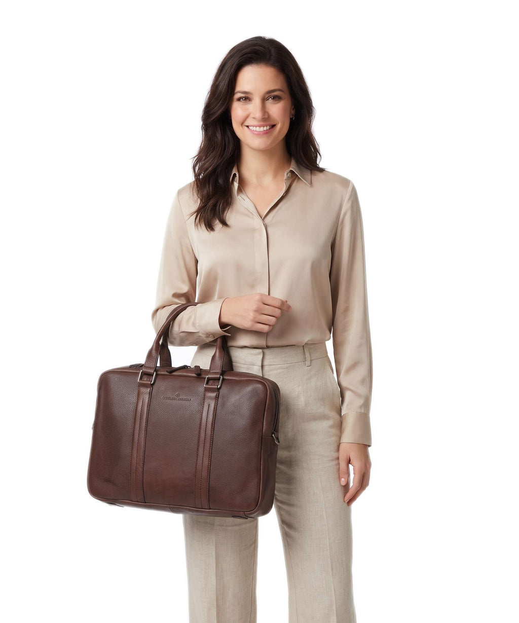 Castelijn & Beerens Limited Edition Briefcase mocca