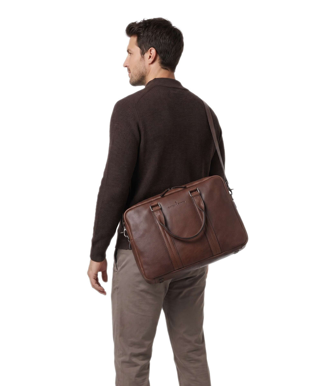 Castelijn & Beerens Limited Edition Briefcase mocca