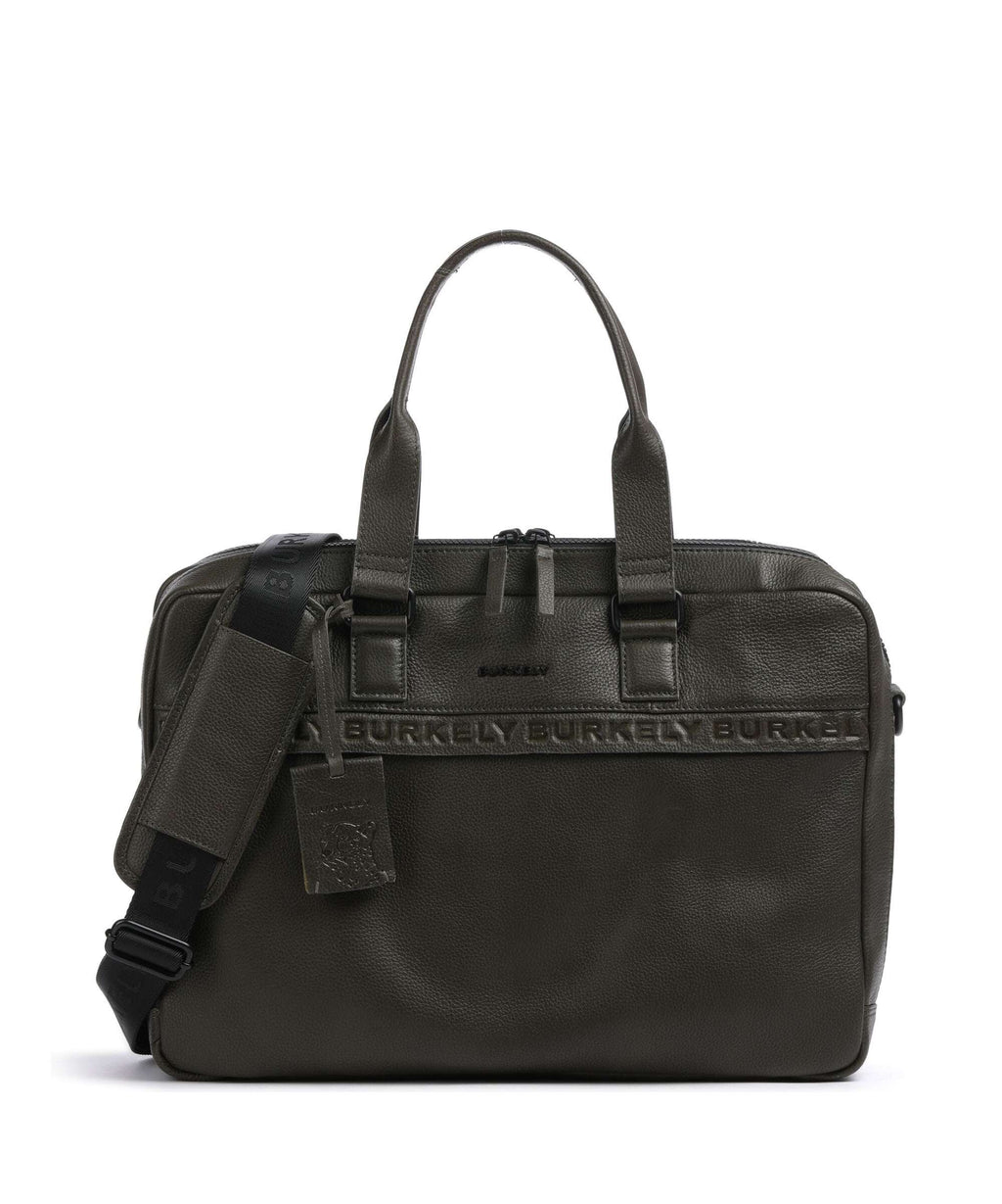 Burkely Minimal Mason Briefcase great green