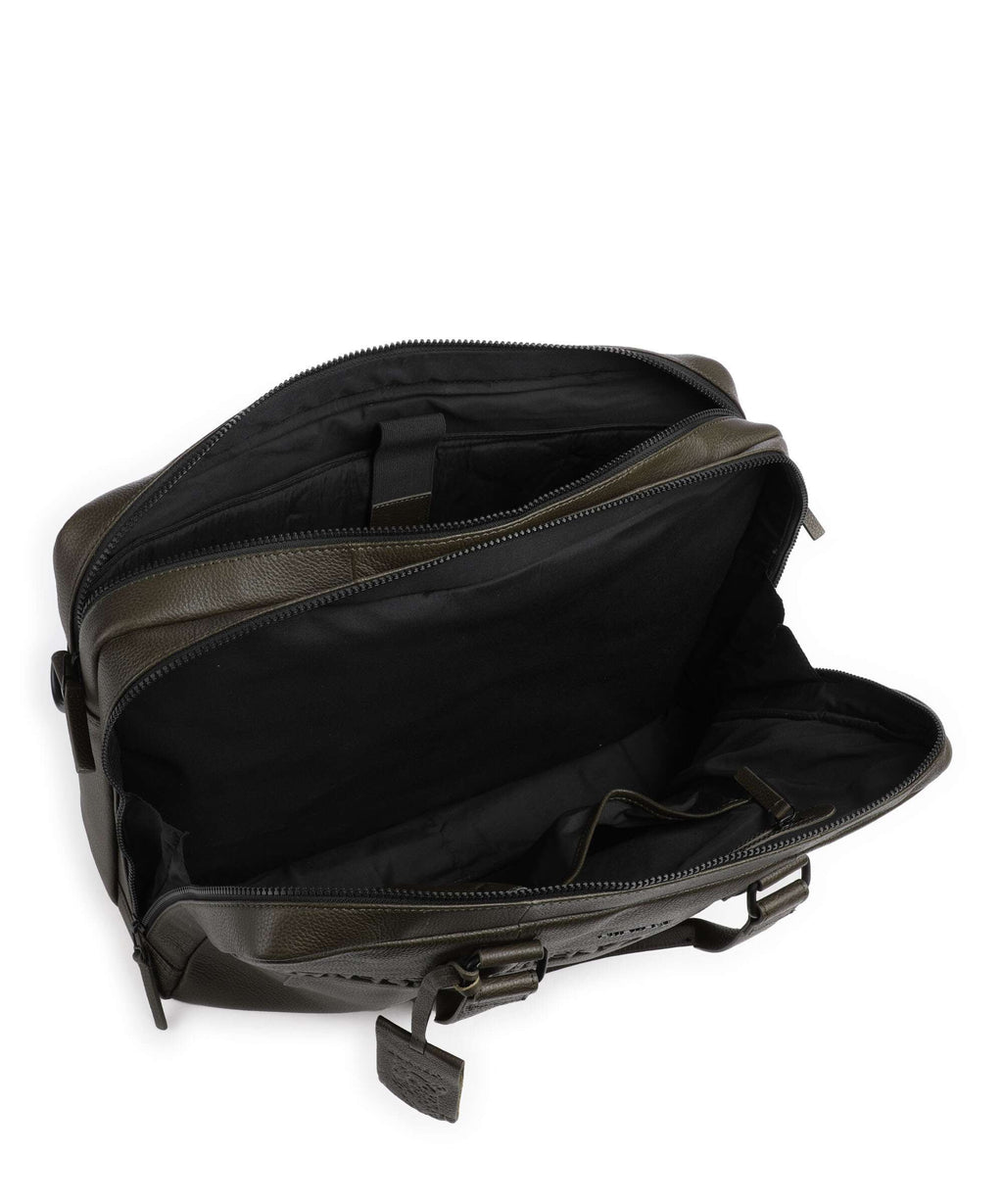 Burkely Minimal Mason Briefcase great green