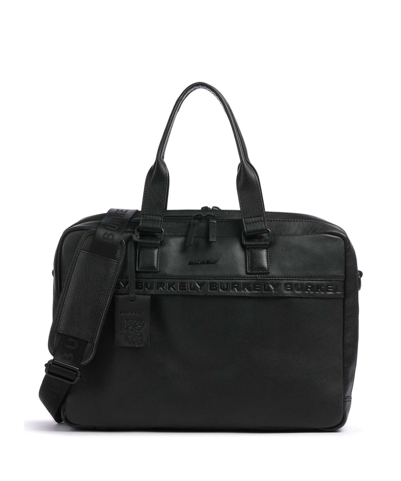 Burkely Minimal Mason Briefcase busy black
