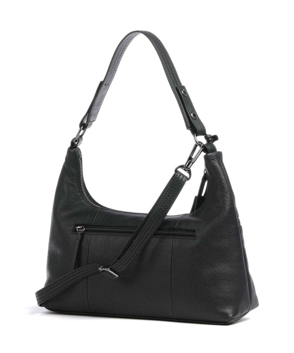 Burkely Rock Ruby Hobo bag bold black 